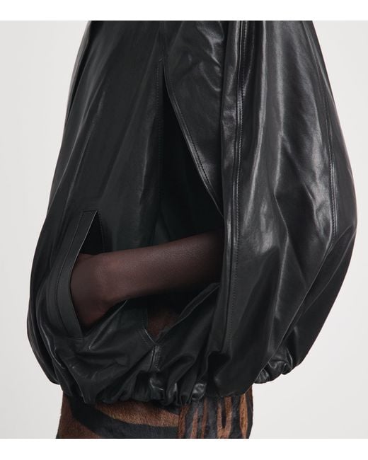 Jonathan Simkhai Black Nappa Jada Leather Jacket