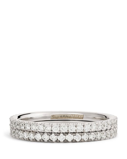 Suzanne Kalan Metallic And Diamond Tech Ring Jackets