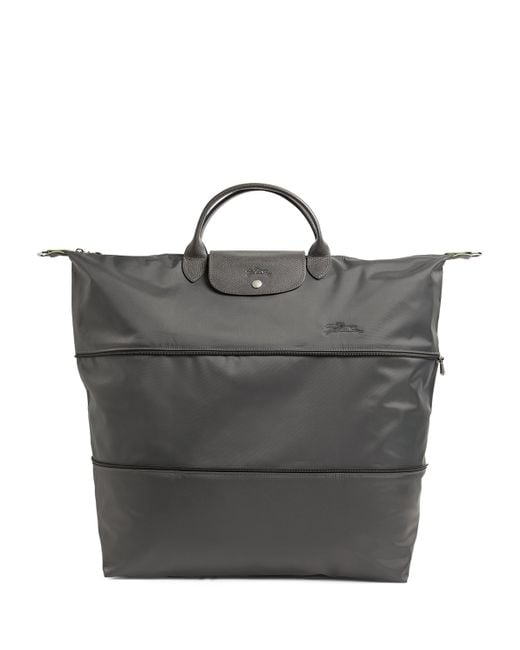 Longchamp Black Expandable Le Pliage Original Travel Bag for men