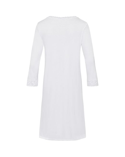 Hanro White Cotton Moments Nightdress