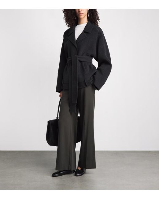 Khaite Black Wool Alder Jacket