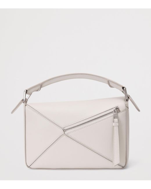 Loewe Gray Small Fringed Puzzle Bag