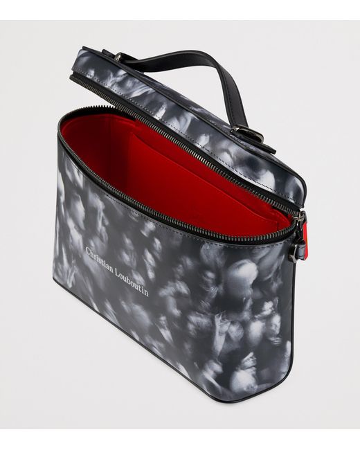 Christian Louboutin Black Tactical Calfskin Cross-Body Bag for men