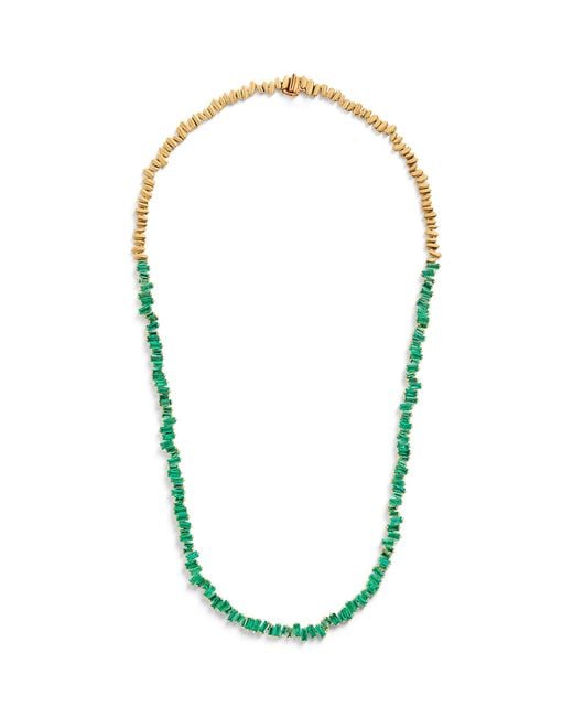 Suzanne Kalan Blue And Emerald Bold Tennis Necklace