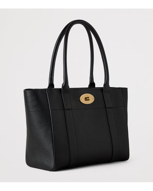 Mulberry Black Leather Bayswater 9 To 5 Tote Bag