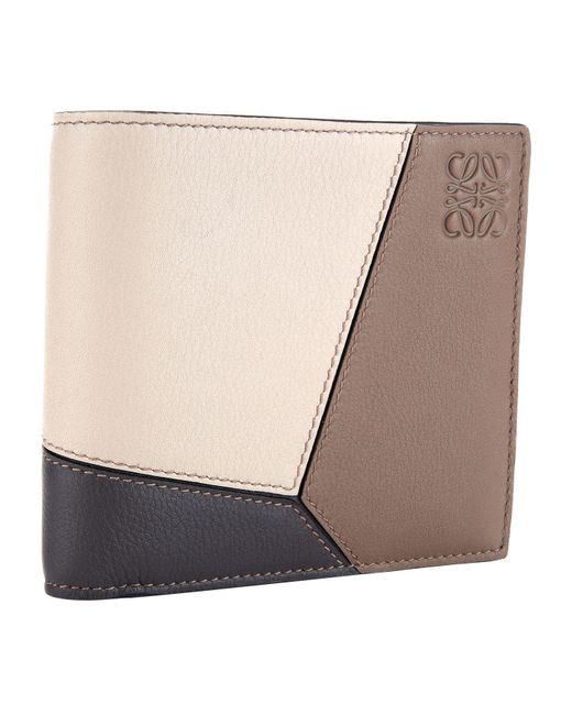 Loewe Brown Bi-fold Puzzle Wallet for men
