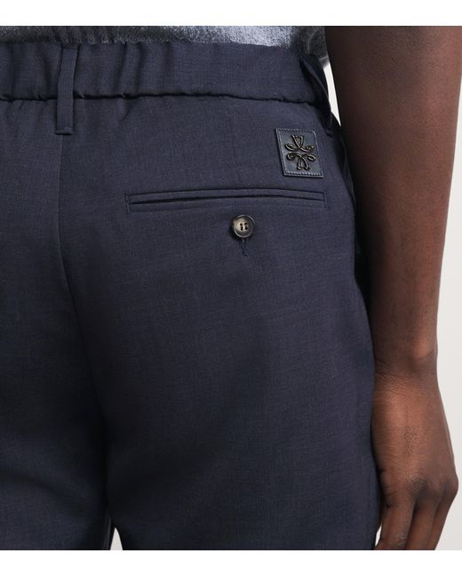 Jacob Cohen Blue Cotton Straight Chinos for men