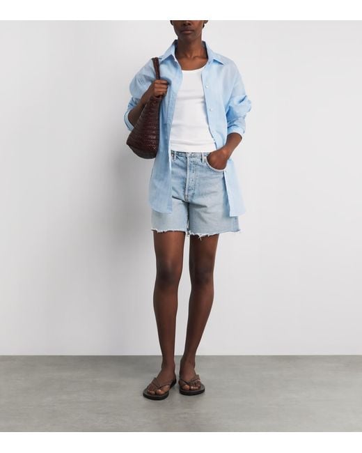 Citizens of Humanity Blue Marlow Denim Shorts