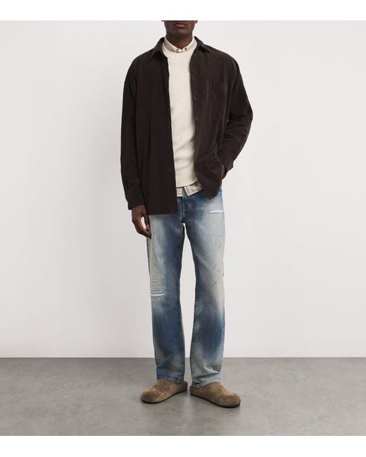 Polo Ralph Lauren Blue Heritage Straight Distressed Jeans for men