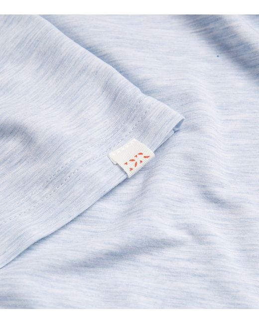 Derek Rose White Modal Micro T-Shirt for men