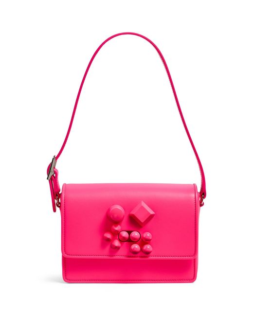 Christian Louboutin Pink Carasky Leather Cross-body Bag