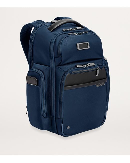 Briggs & Riley Blue Medium Cargo Backpack
