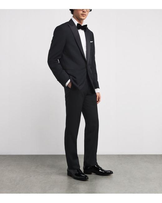 Corneliani Black Wool-Satin 2-Piece Tuxedo for men