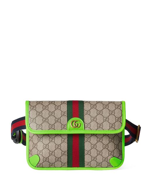 Gucci Green Ophidia Gg Belt Bag