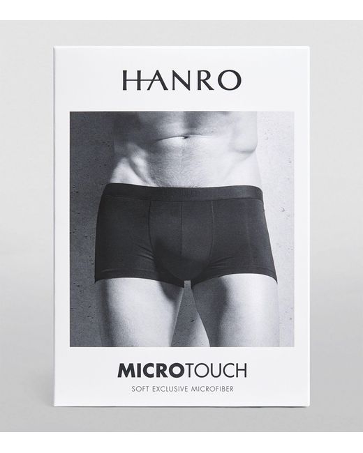 Hanro Blue Micro Touch Trunks for men
