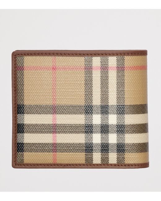 Burberry Natural Check Bifold Wallet for men