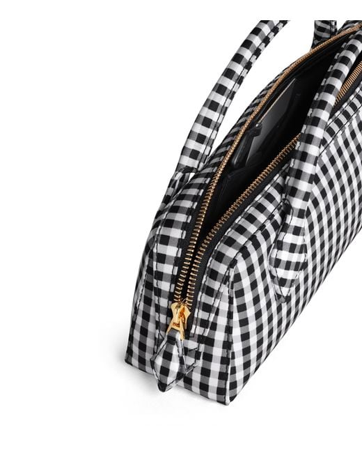 Alaïa White Printed Le Teckel Clutch Bag