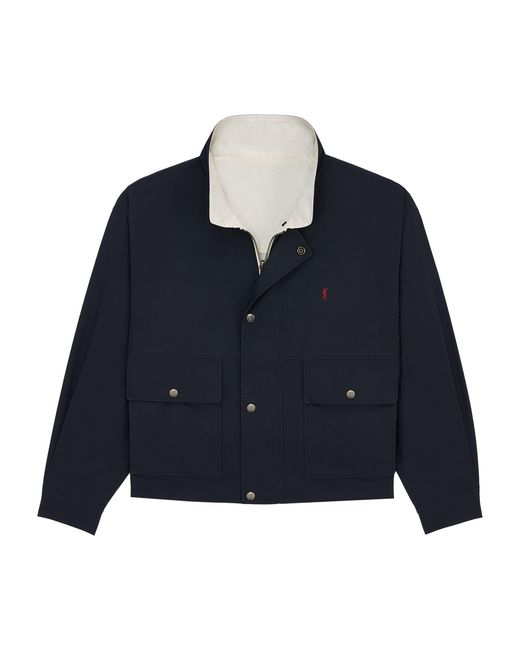 Saint Laurent Blue Cotton Reversible Jacket for men