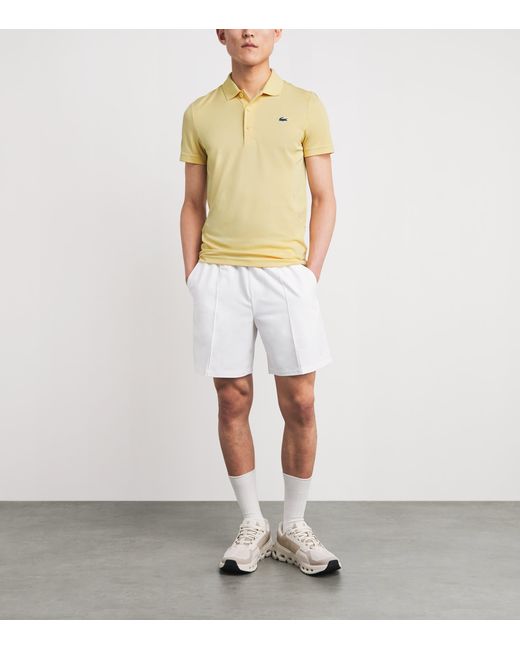 Lacoste Yellow Technical Polo Shirt for men