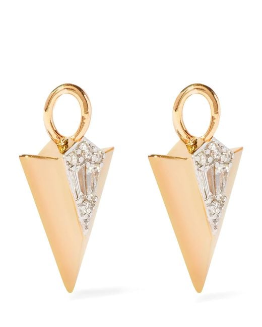 Annoushka Metallic And Diamond Flight Arrow Earring Drops