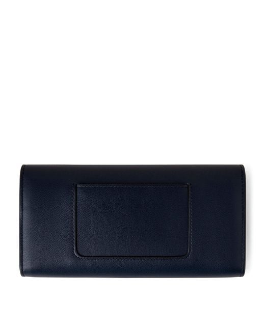 Mulberry Blue Leather Darley Wallet