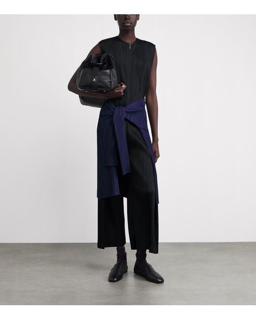 Pleats Please Issey Miyake Black Thicker Bottoms 1 Jumpsuit