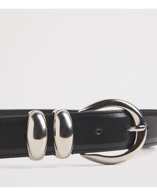 Sandro Black Leather Belt