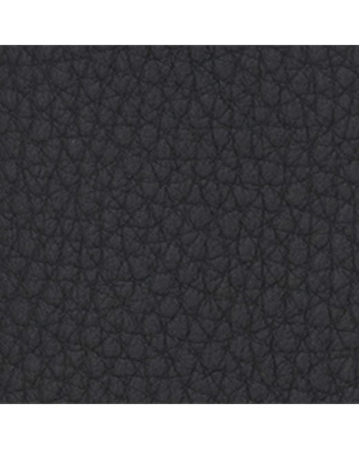 Saint Laurent Black Leather Cassandre Bifold Wallet for men