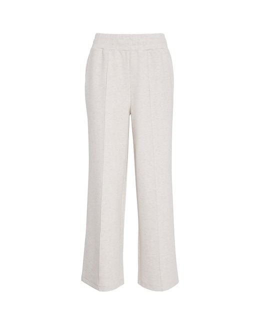 Varley White Freesoft Wide-Leg Sweatpants
