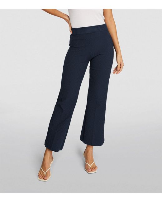 High Sport Blue Stretch-cotton Harry Trousers