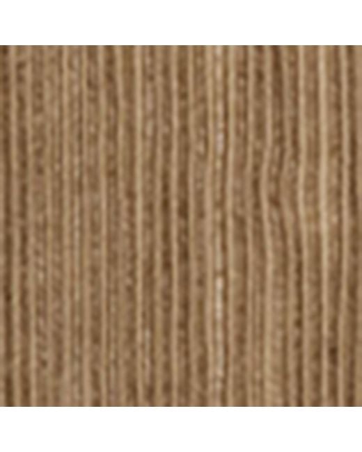 Ralph Lauren Natural Cashmere Pleated Scarf