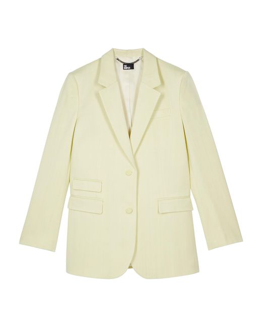 The Kooples White Single-breasted Blazer