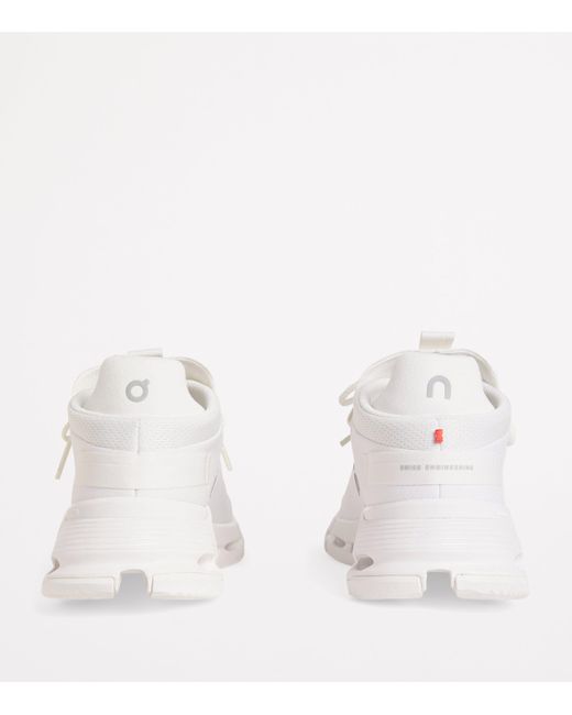 On Shoes White Cloudnova 2 Trainers