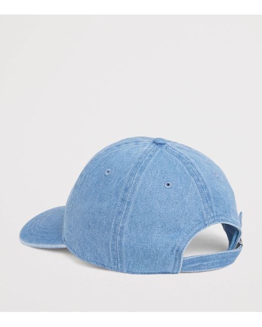 Mother Blue Denim Cap