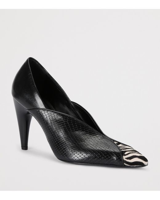 Isabel Marant Black Leather Luza Pumps 90