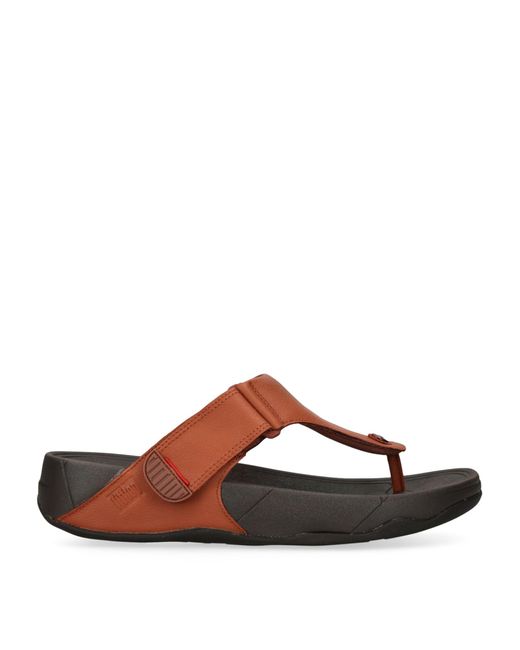Fitflop Brown Trakk Ii Toe-post Sandals for men