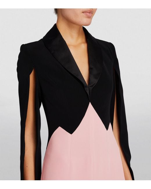 Alexis Mabille Pink Tuxedo Gown
