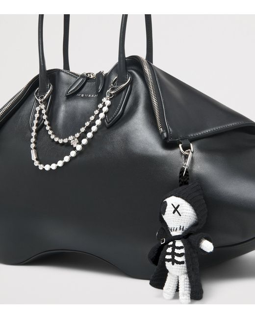 McQueen White Knitted The Doll Charm