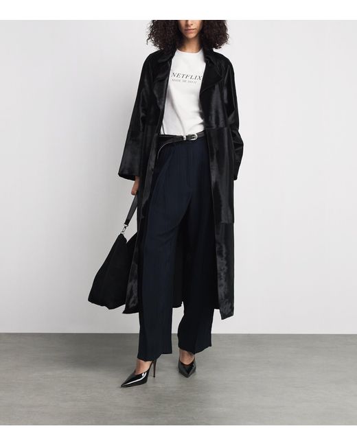 Victoria Beckham White Organic Cotton Slogan T-Shirt