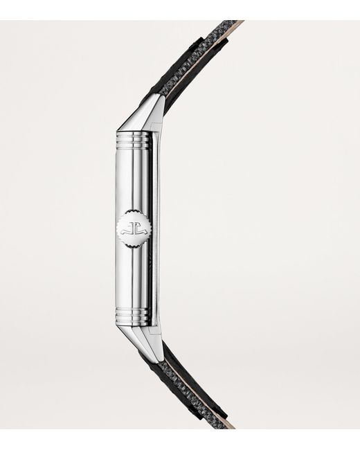 Jaeger-lecoultre Metallic Stainless Steel Reverso Tribute Small Seconds Watch for men