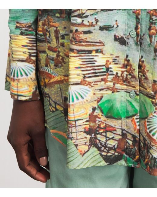 Staud Green Sandbar Shirt
