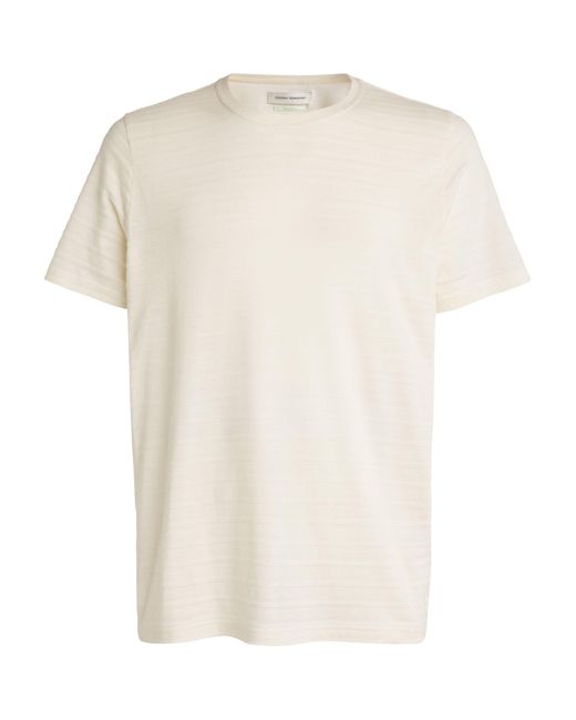 Oliver Spencer White Cotton-blend Conduit T-shirt for men