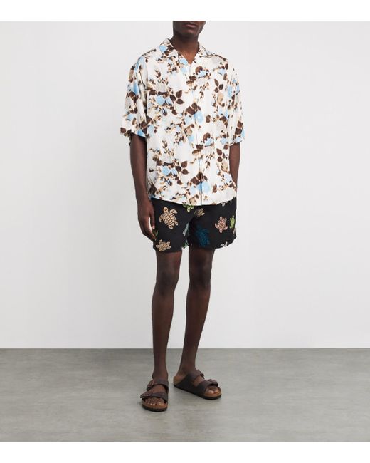 Vilebrequin Blue Turtle Mistral Swim Shorts for men