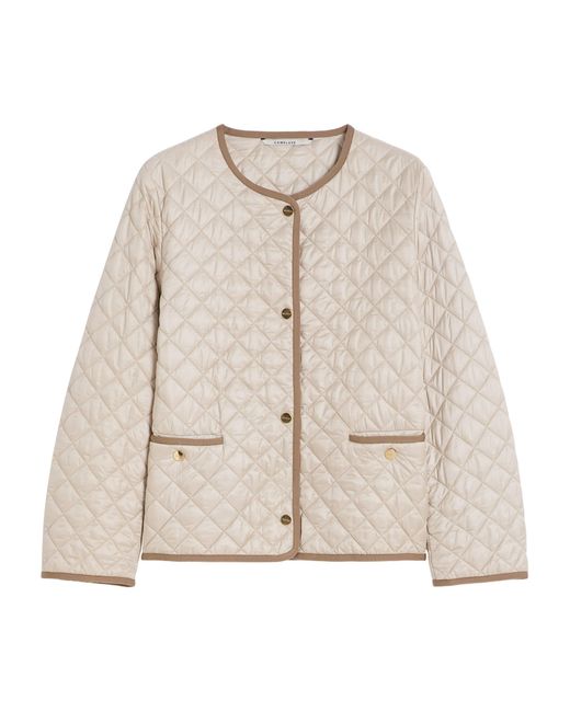 Max Mara Natural Quilted Bello Jacket