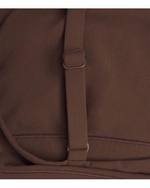 Skims Brown Fits Everybody Scoop-Neck Bralette