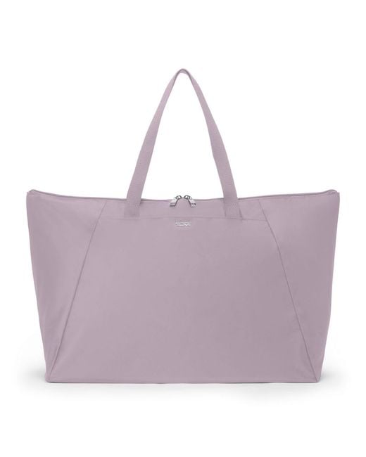 Tumi Purple Nylon Voyageur Just In Case Foldable Bag