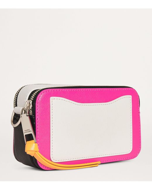 Marc Jacobs Pink The Leather Snapshot Camera Cross-body Bag