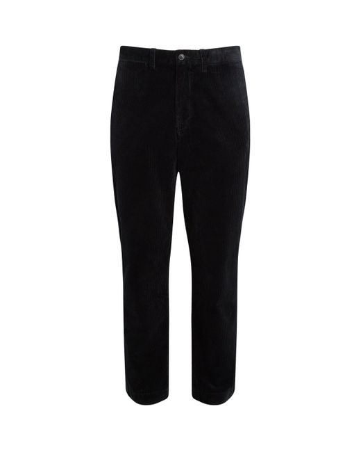 Polo Ralph Lauren Black Cotton-Blend Corduroy Trousers for men