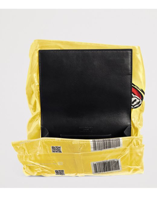 Balenciaga Yellow Chips Clutch Bag