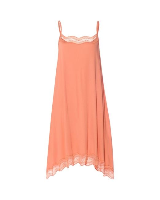 Hanro Pink Cira Sleeveless Nightdress